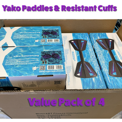 Value Pack Of 4 - Resistance Cuffs & Yako Paddles Combo